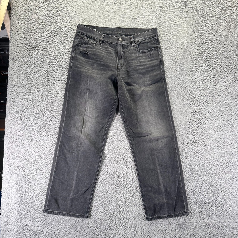 American Eagle Outfitters Strigid Jeans Womens 4 Gray Cotton Denim Boyfriend